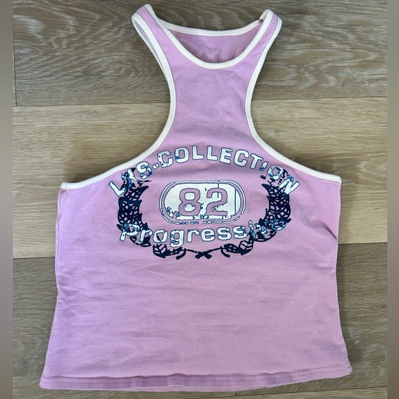 Y2K Racerback Halter Tank - Picture 3 of 5